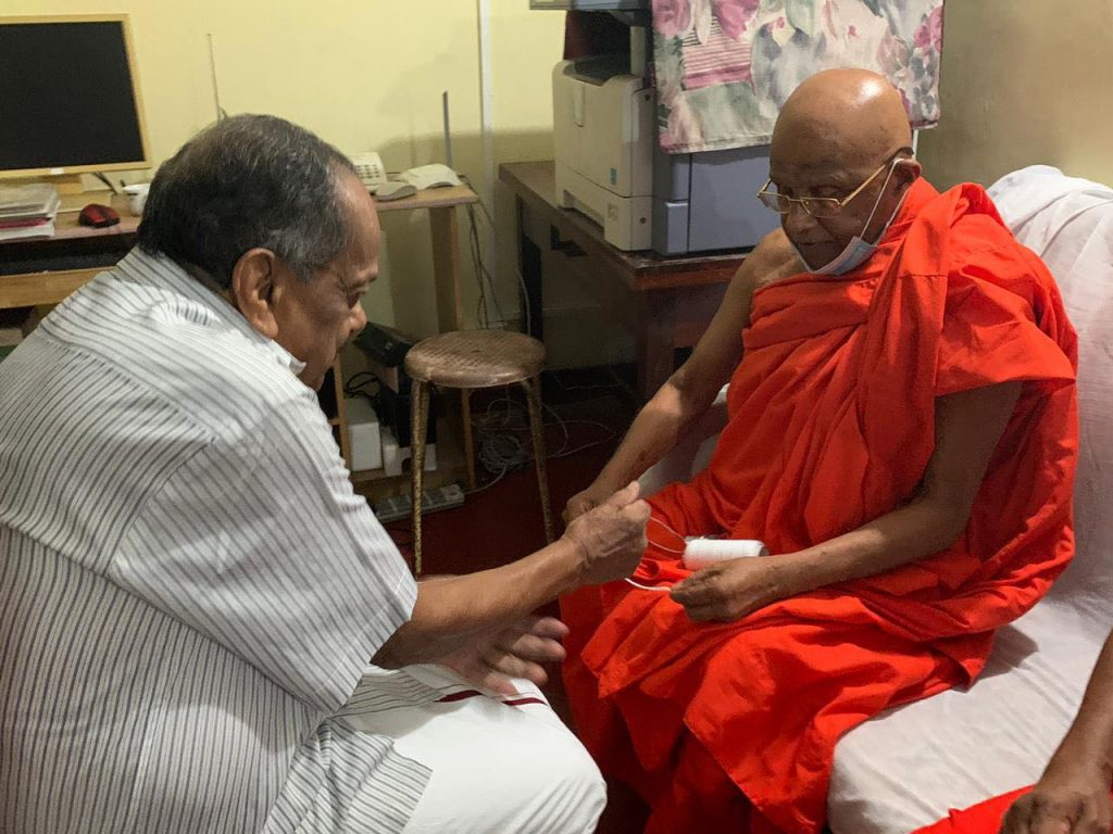 ஆனந்தசங்கரி நலம் பெற பிக்கு நடத்திய புத்தம் சரணம் கச்சாமி...