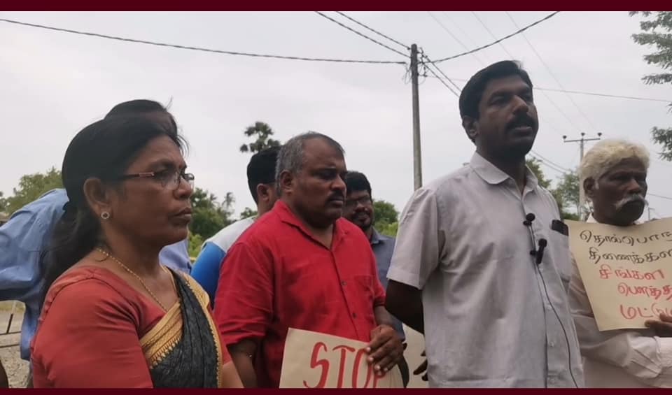 தையிட்டி சட்டவிரோத விகாரைக்கு எதிராக முன்னணியினரின் 4ம் கட்ட போராட்டம் ! 1