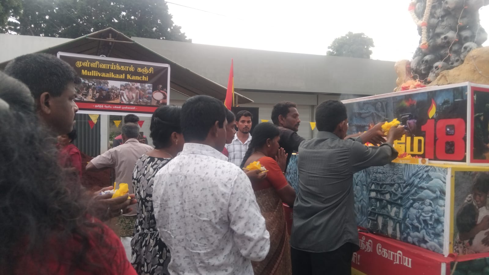 மல்லாவியை அண்மித்துள்ள தமிழின அழிப்பு நினைவூர்தி! 7