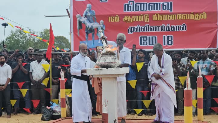 முள்ளிவாய்க்காலில் உணர்வெழுச்சியுடன் மீண்டெழும் தமிழர் தேசம் - படங்கள் இணைப்பு 6