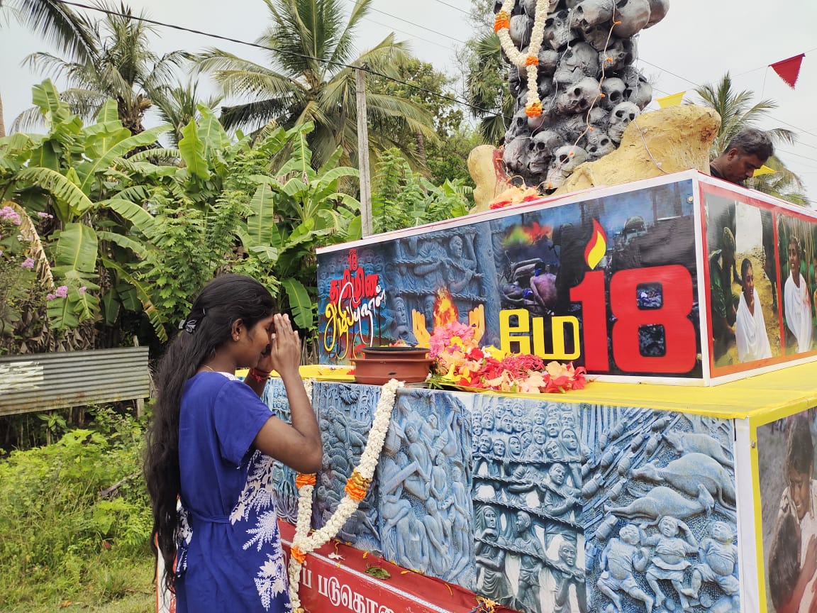 மல்லாவியை அண்மித்துள்ள தமிழின அழிப்பு நினைவூர்தி! 14