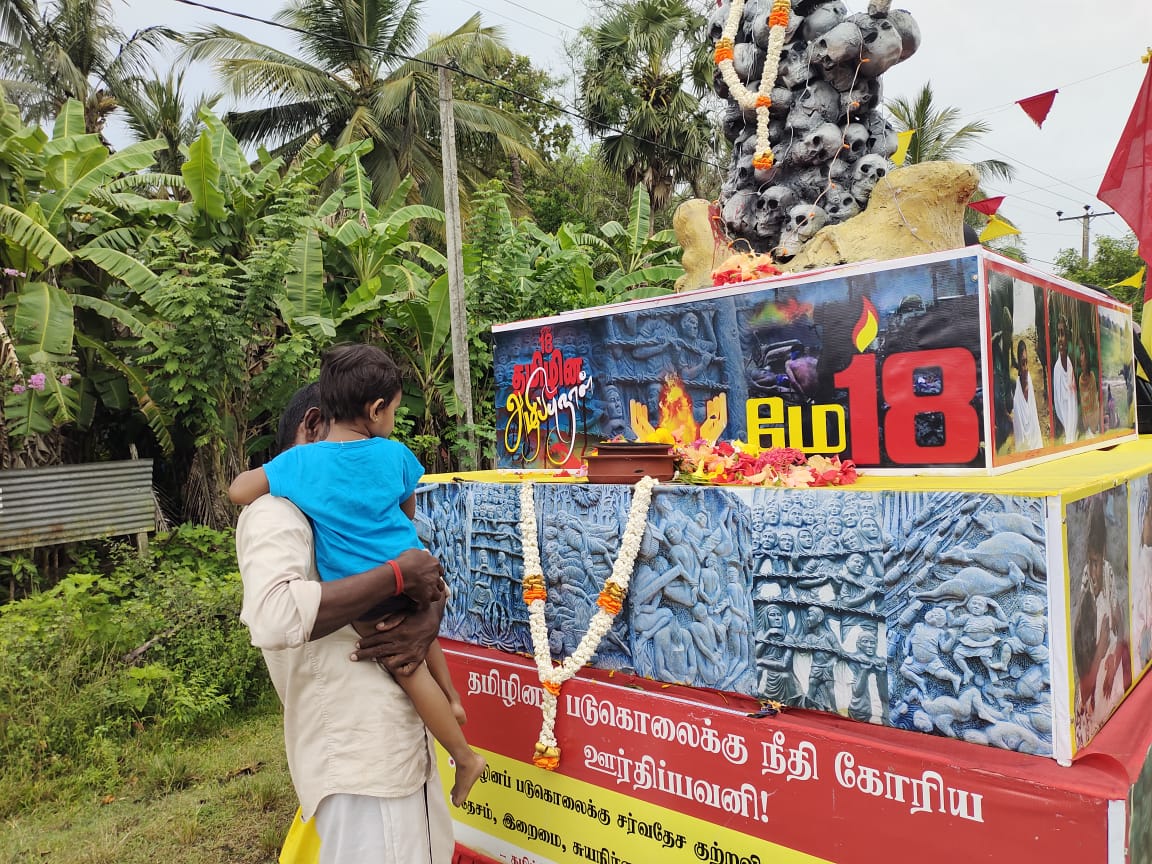 மல்லாவியை அண்மித்துள்ள தமிழின அழிப்பு நினைவூர்தி! 10