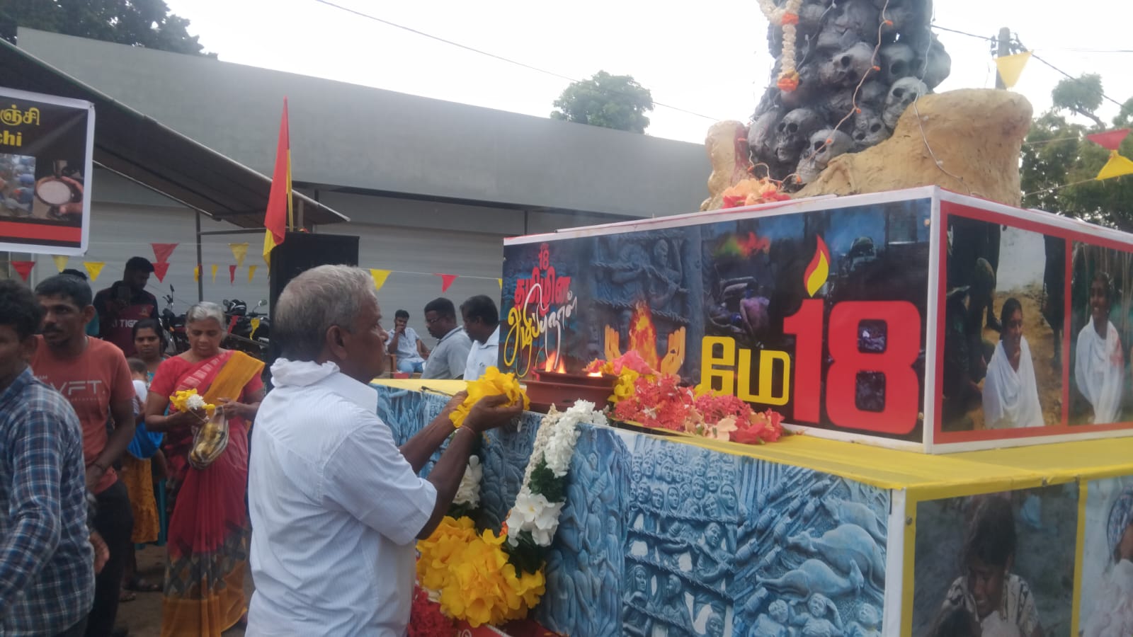 மல்லாவியை அண்மித்துள்ள தமிழின அழிப்பு நினைவூர்தி! 17