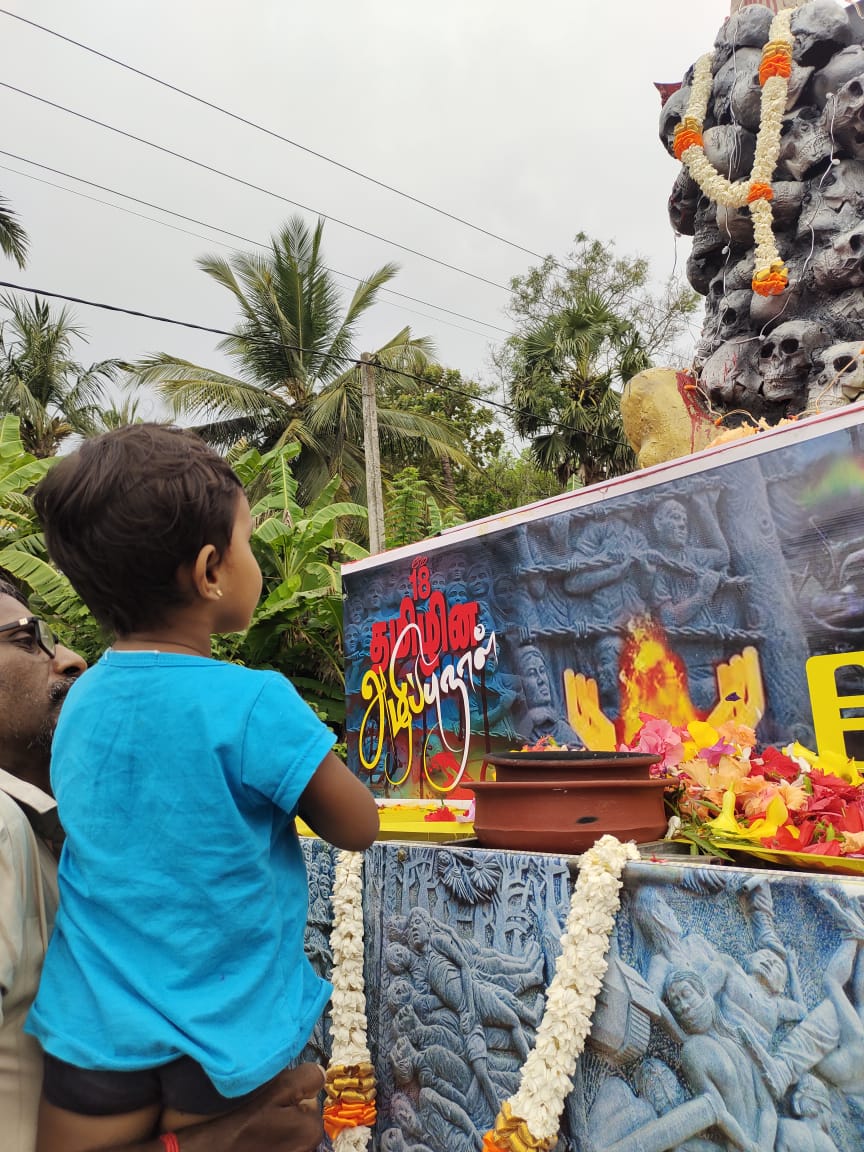 மல்லாவியை அண்மித்துள்ள தமிழின அழிப்பு நினைவூர்தி! 9