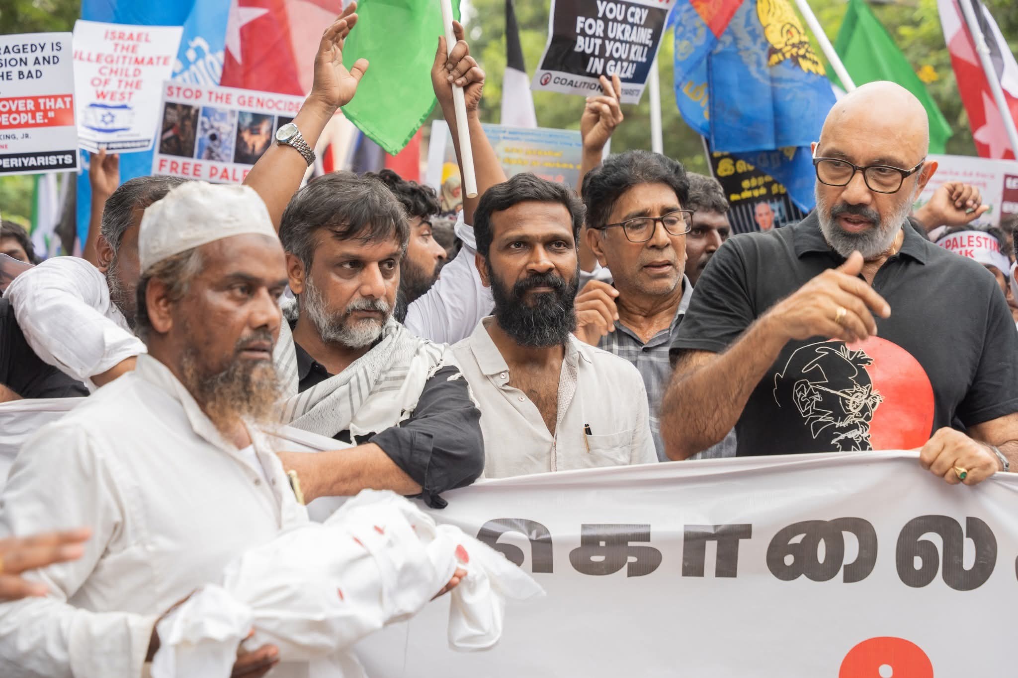 சென்னையில் இன அழிப்பை கண்டித்து நடைபெற்ற போராட்டம்! 5