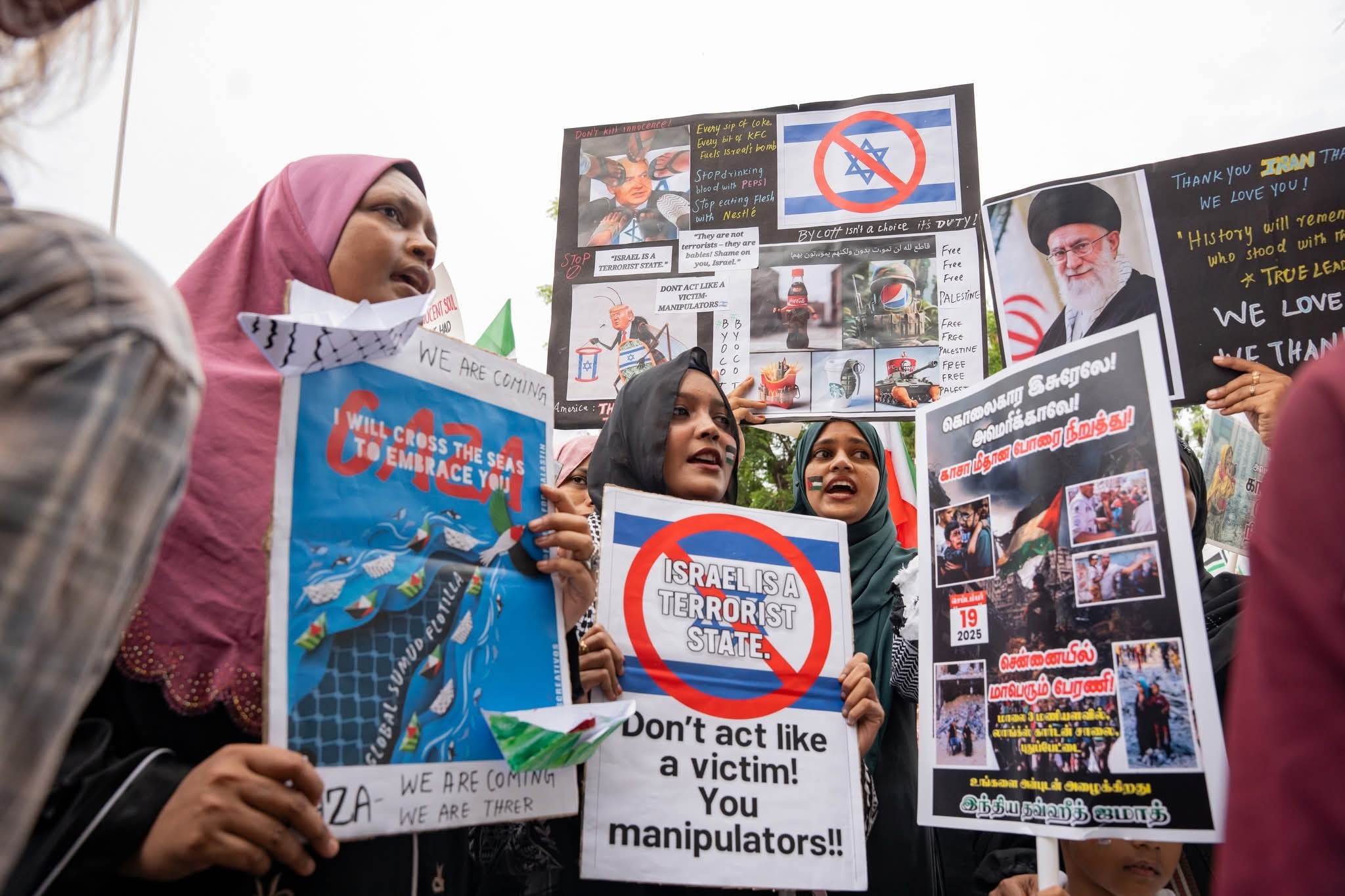 சென்னையில் இன அழிப்பை கண்டித்து நடைபெற்ற போராட்டம்! 10