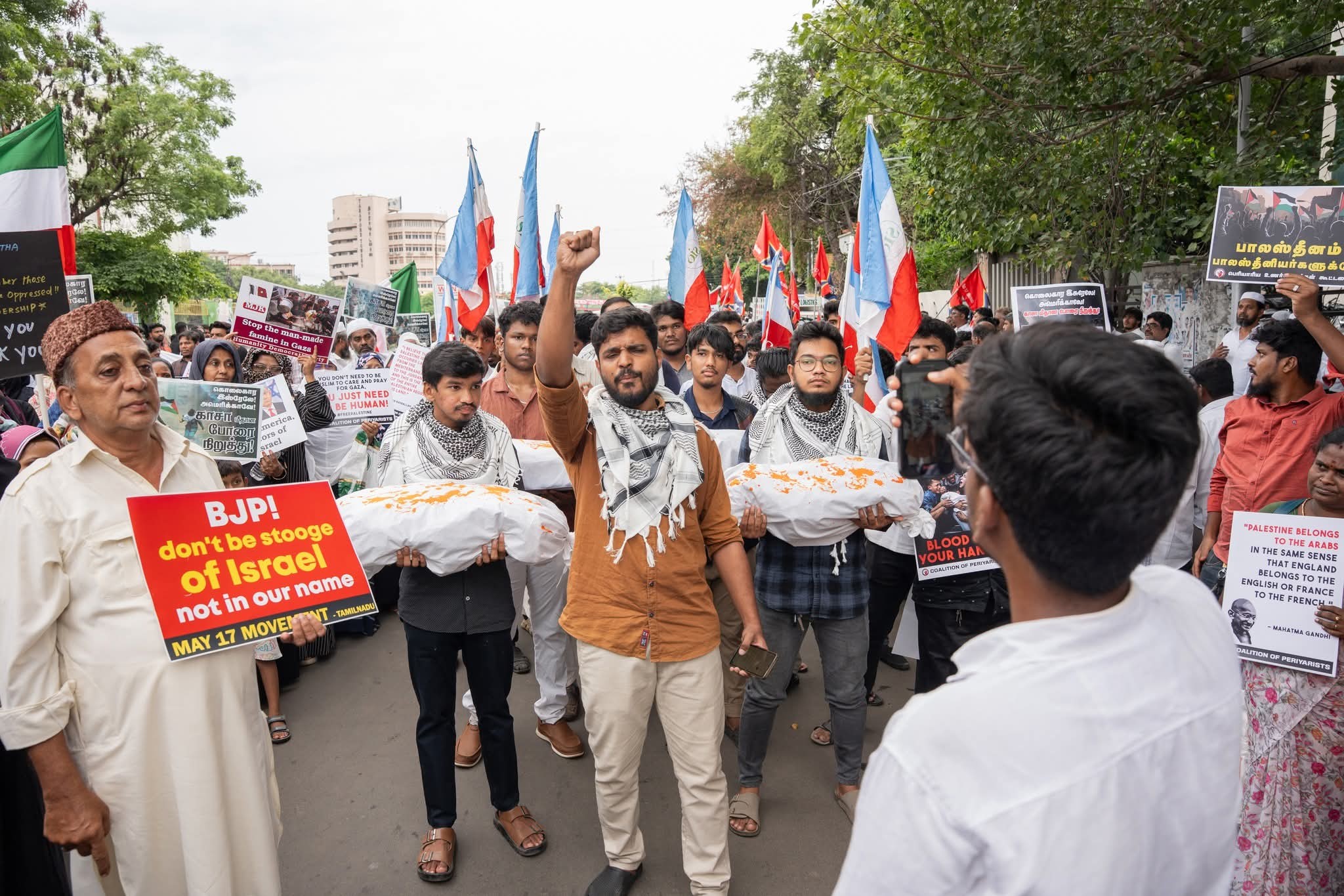 சென்னையில் இன அழிப்பை கண்டித்து நடைபெற்ற போராட்டம்! 9